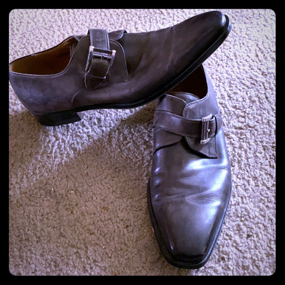 Gray Magnanni shoes